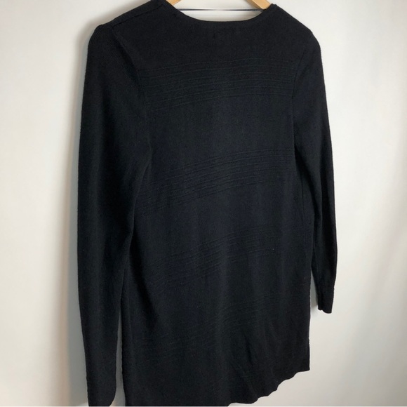 Charter Club Long Classic Black Open Cardigan - Picture 3 of 11